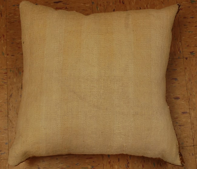 Hand-Made antique rug Pillow Cushion Rug 1'2" x 1' 8" - 4
