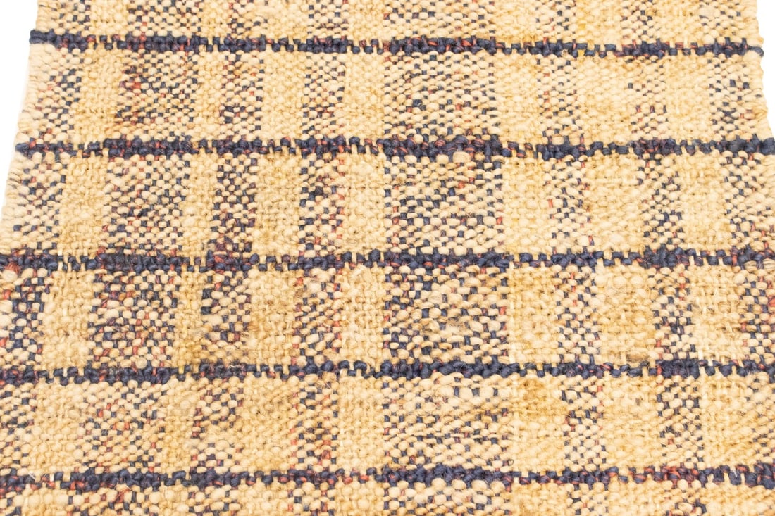 Flat-Weave Wool Jute 2X3 Sumak Modern Rug - 9