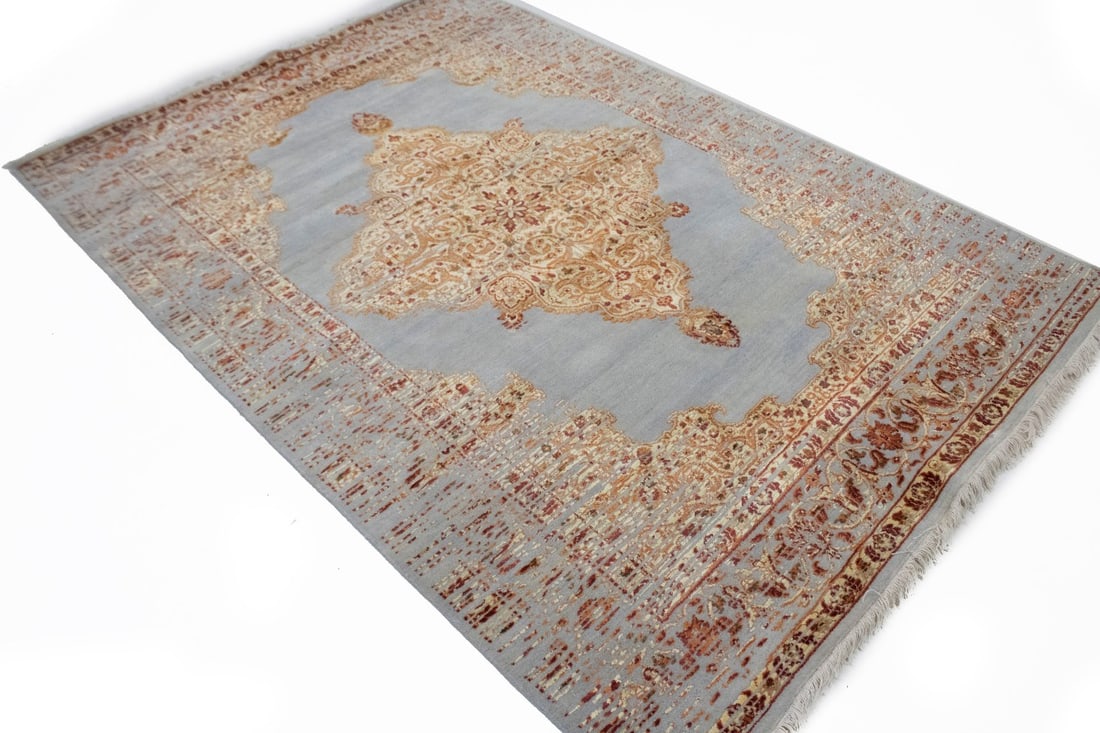 Floral Transitional 6X8 Oriental Rug - 14
