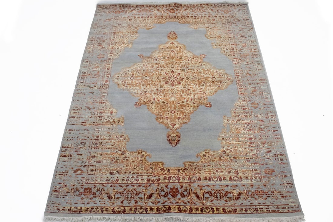 Floral Transitional 6X8 Oriental Rug - 3