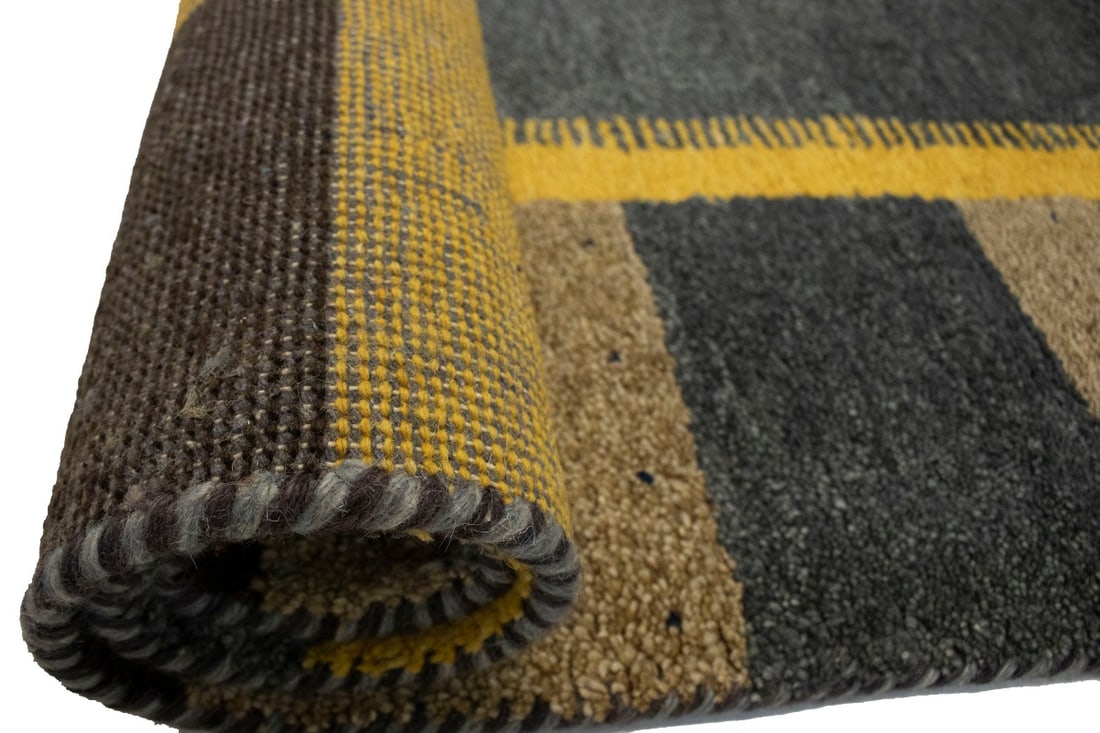 Multicolored Tribal 6X8 Indo-Gabbeh Oriental Rug - 12