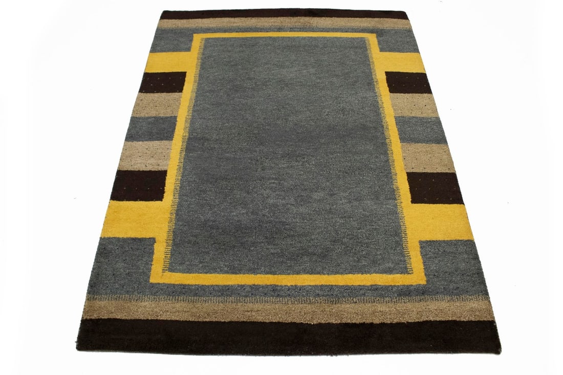 Multicolored Tribal 6X8 Indo-Gabbeh Oriental Rug - 3