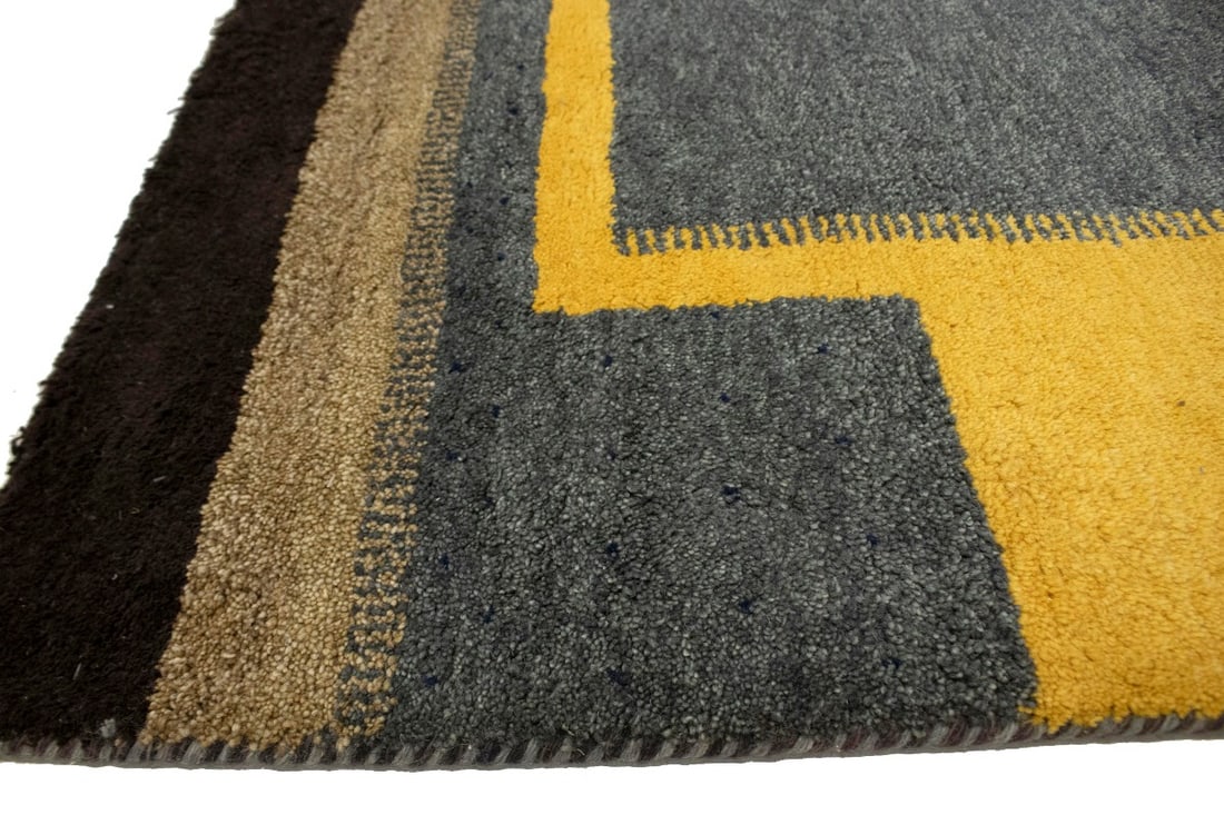 Multicolored Tribal 6X8 Indo-Gabbeh Oriental Rug - 8