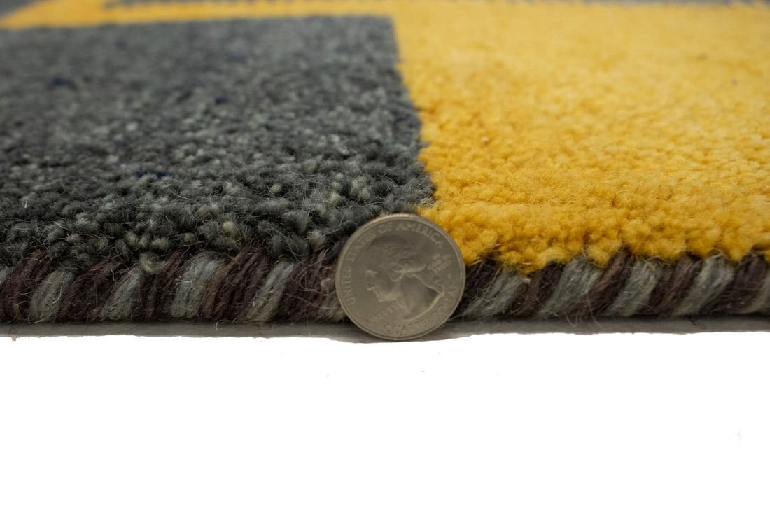 Multicolored Tribal 6X8 Indo-Gabbeh Oriental Rug - 9
