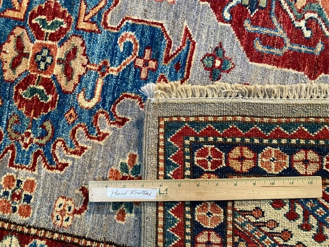 FINE SUPER KAZAK RUG 8'.1"x10'.5" - 8