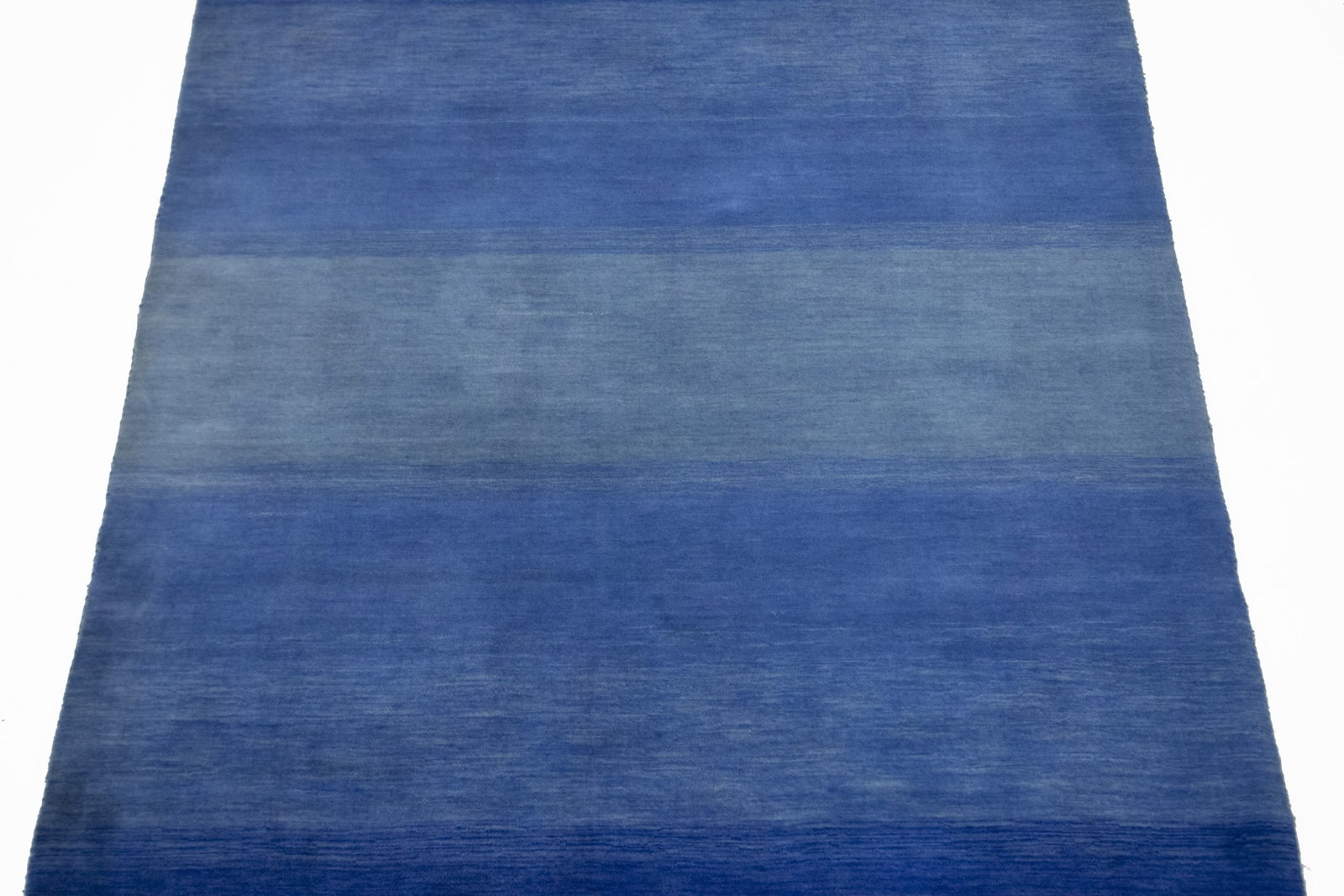 Blue Stripes Tribal 4X6 Gabbeh Persian Rug - 4