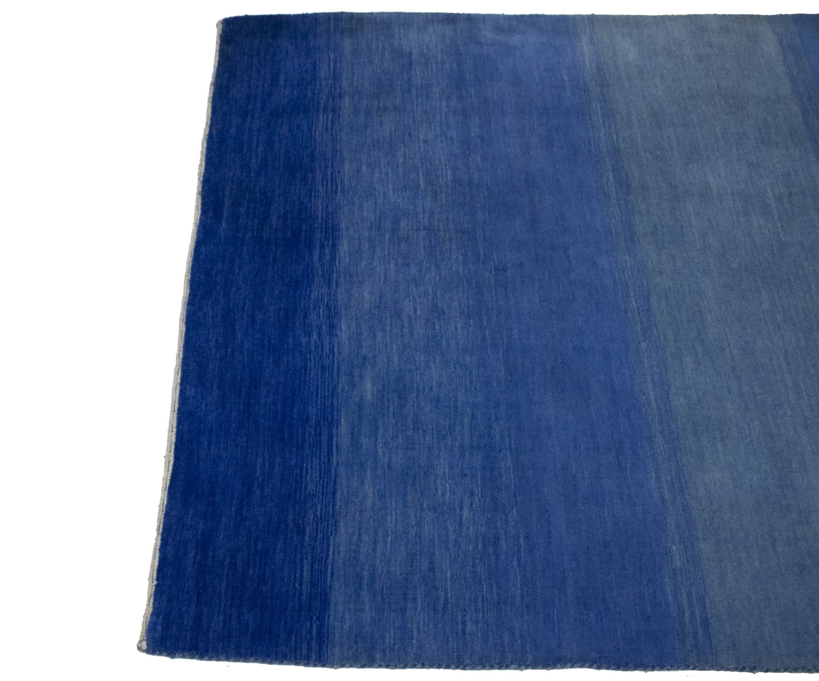 Blue Stripes Tribal 4X6 Gabbeh Persian Rug - 9