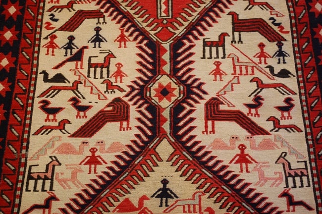 CAUCASIAN SOUMAK KILIM 3.2x8.7 - 12