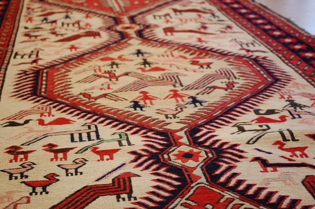 CAUCASIAN SOUMAK KILIM 3.2x8.7 - 9