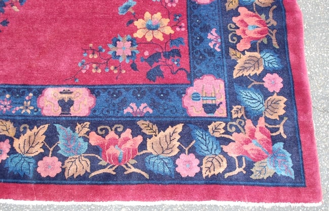 CHINESE NICHOLS RUG 9' x 11'6" - 2