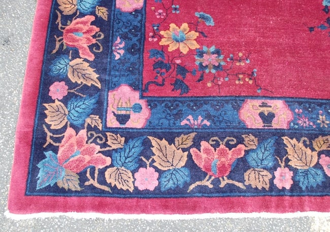CHINESE NICHOLS RUG 9' x 11'6" - 3
