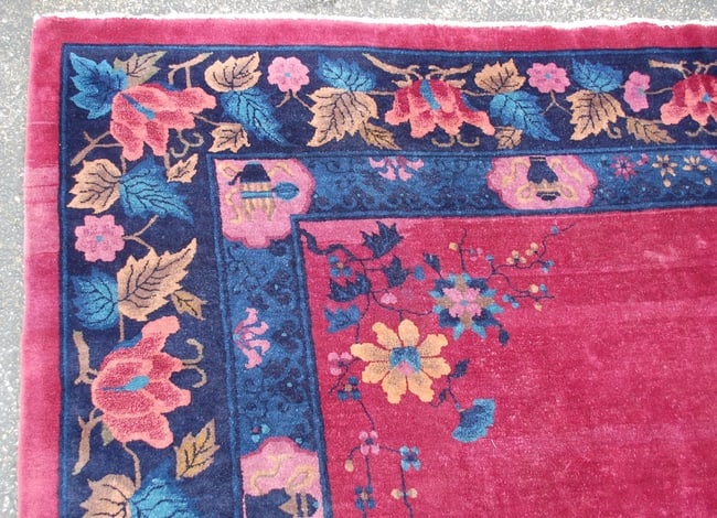 CHINESE NICHOLS RUG 9' x 11'6" - 4