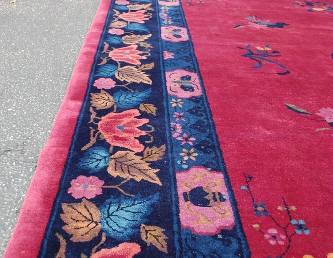 CHINESE NICHOLS RUG 9' x 11'6" - 6