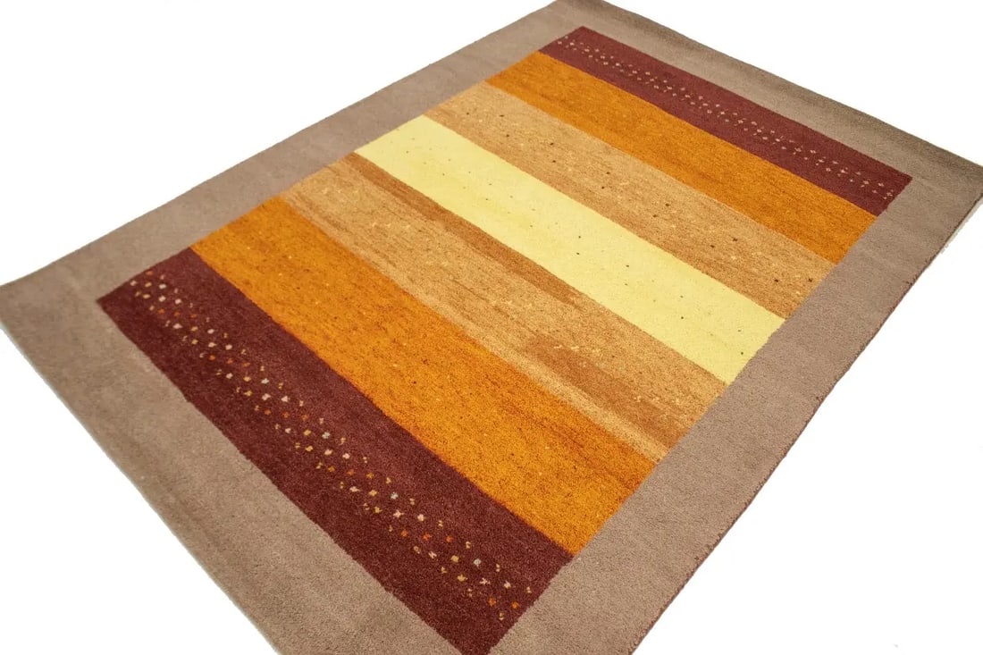 Multicolored Tribal 6X8 Indo-Gabbeh Oriental Rug - 4