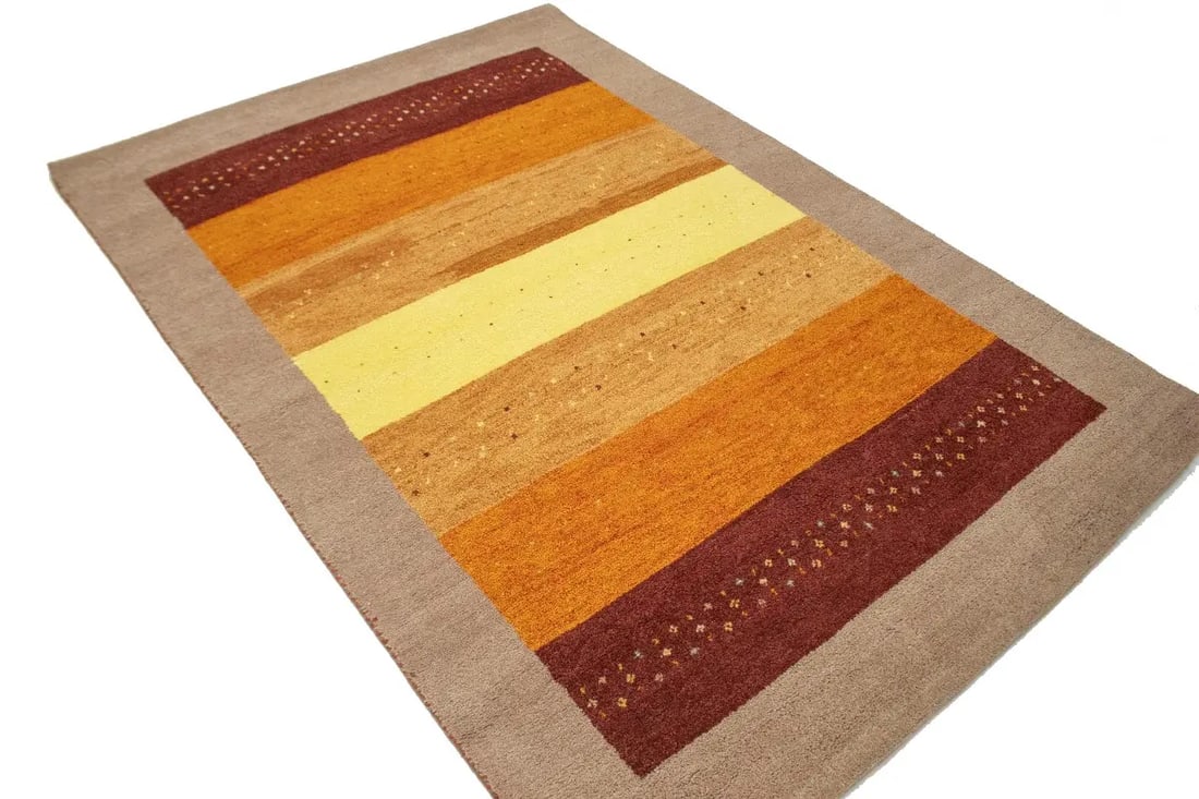 Multicolored Tribal 6X8 Indo-Gabbeh Oriental Rug - 5