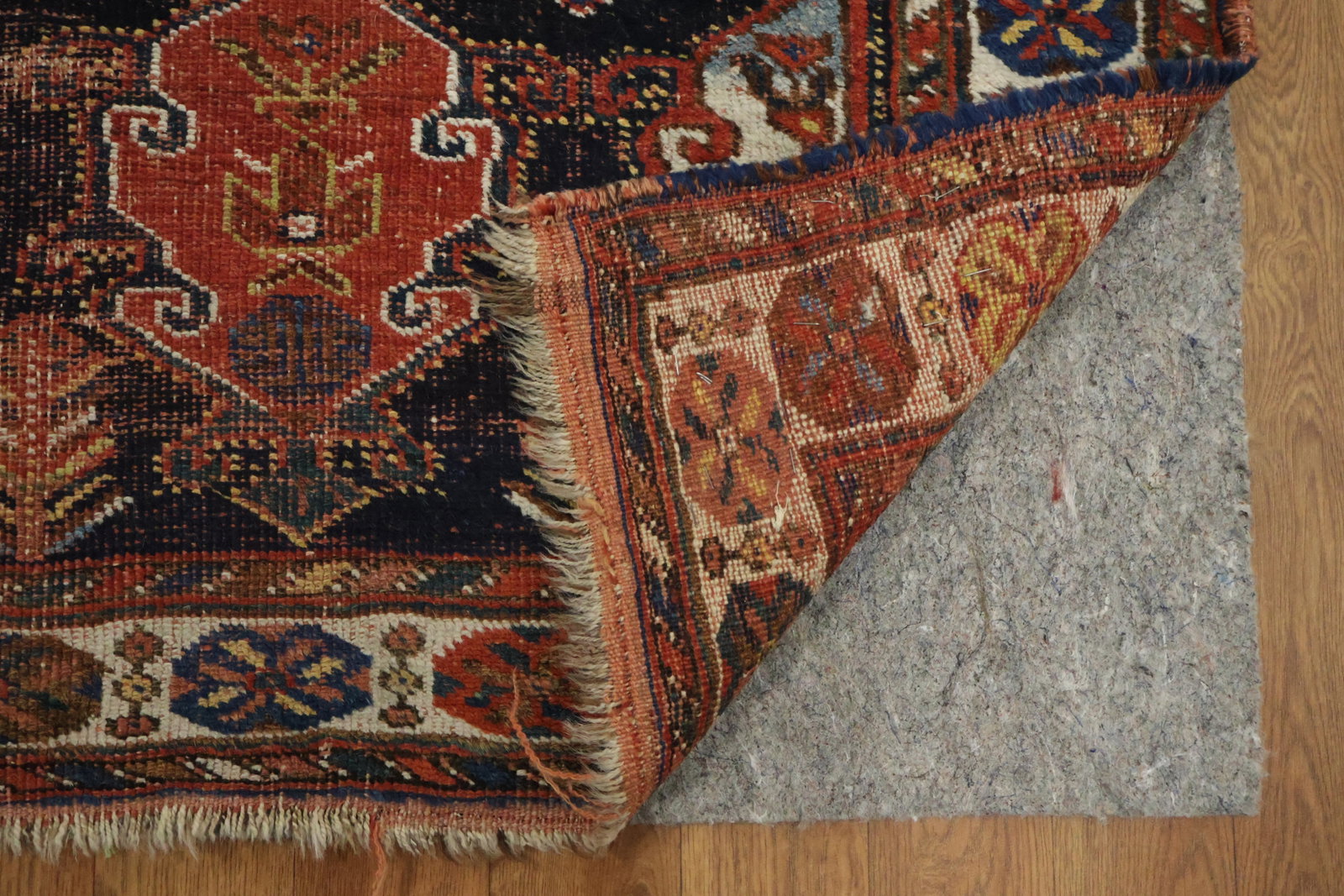 Pre-1900 Antque Bakhtiari Persian Wool Rug 5x7 - 6