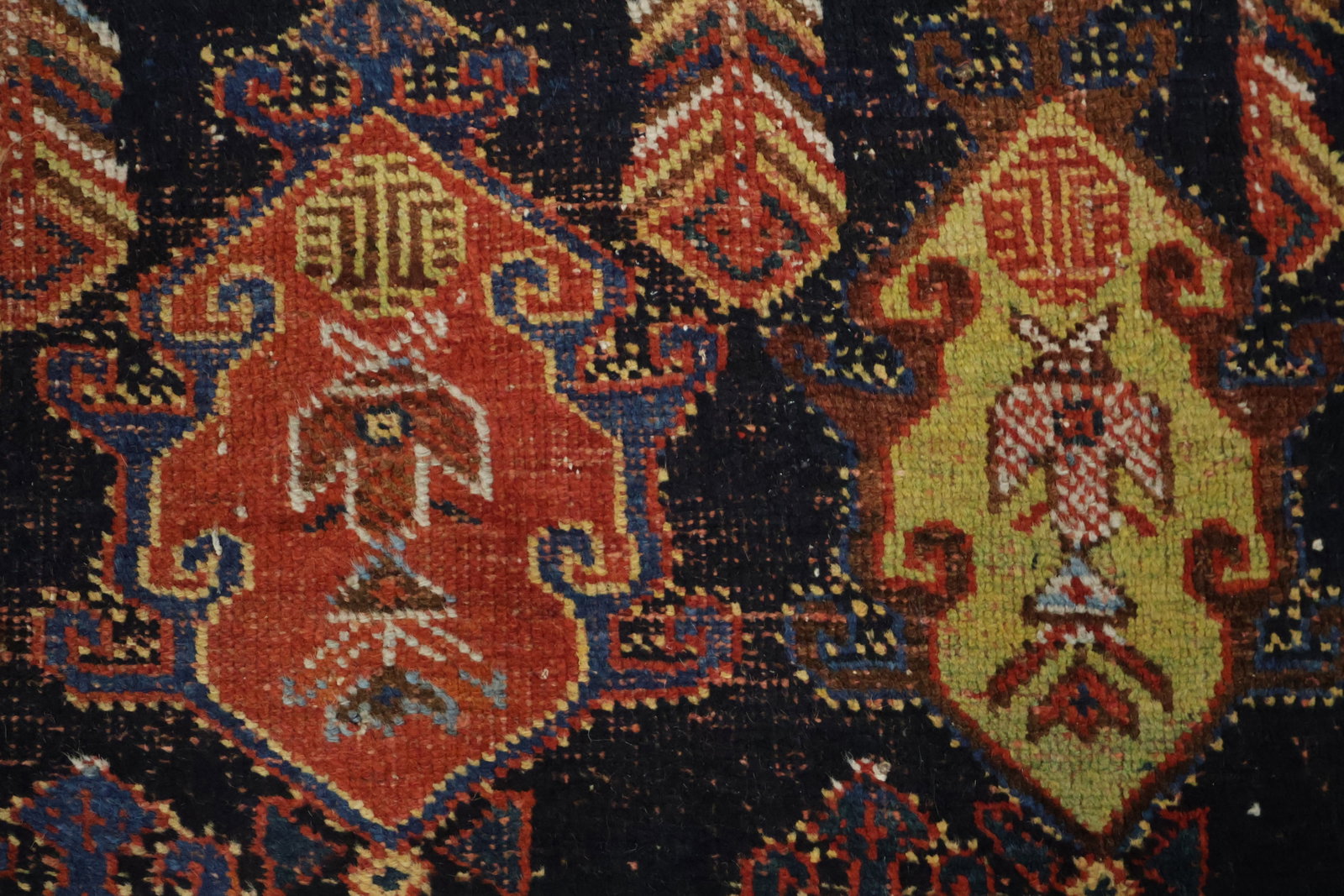 Pre-1900 Antque Bakhtiari Persian Wool Rug 5x7 - 8
