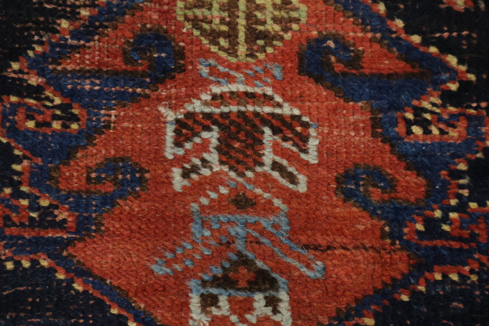 Pre-1900 Antque Bakhtiari Persian Wool Rug 5x7 - 9