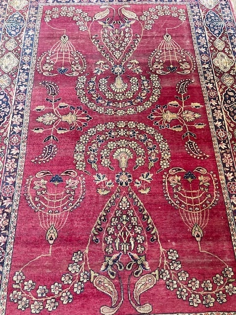 Early Persian Kermanshah Rug-4113 - 7