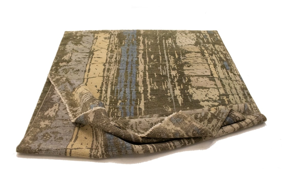 Multicolored Abstract 6X9 Modern Rug - 14