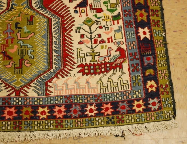 CAUCASIAN SOUMAK RUG 3.9x9.3 - 2