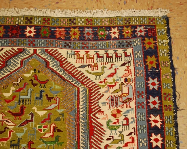 CAUCASIAN SOUMAK RUG 3.9x9.3 - 5