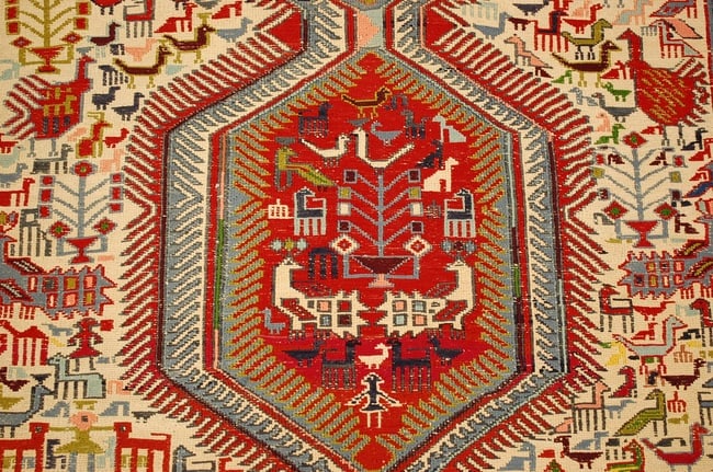 CAUCASIAN SOUMAK RUG 3.9x9.3 - 7
