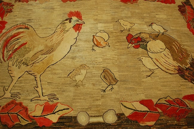 AMERICAN HOOKED RUG 6x8.10: Title:AMERICAN HOOKED RUG 6x8.10 Description:FRESH FROM A PRIVATE ESTATE AND NOW OFFERED HERE IS THIS ONE OF A KIND Circa 1900s ANTIQUE HOOKED RUG ..with exact size of 6' x 8' 10" .Beautifully
