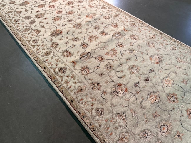 Exquisite Silk & Wool Persian Runner 2.8x12 - 3