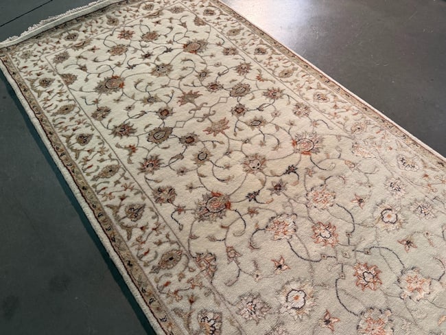 Exquisite Silk & Wool Persian Runner 2.8x12 - 4