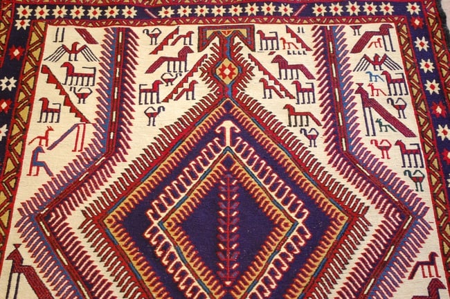 CAUCASIAN SOUMAK KILIM 3.5x8.11 - 12