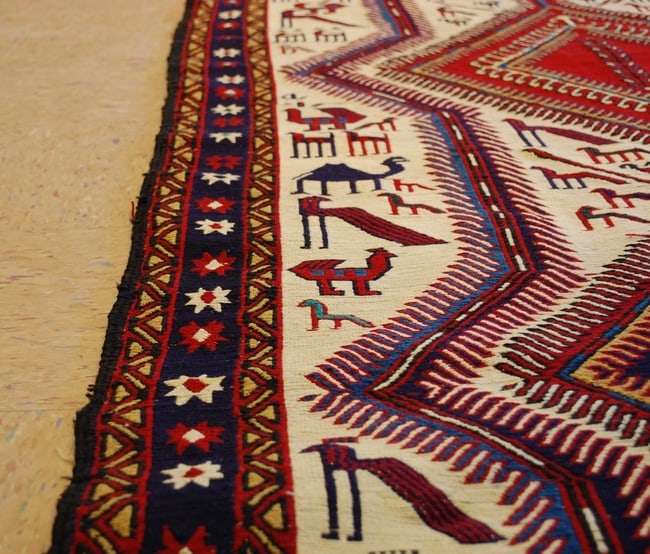 CAUCASIAN SOUMAK KILIM 3.5x8.11 - 7
