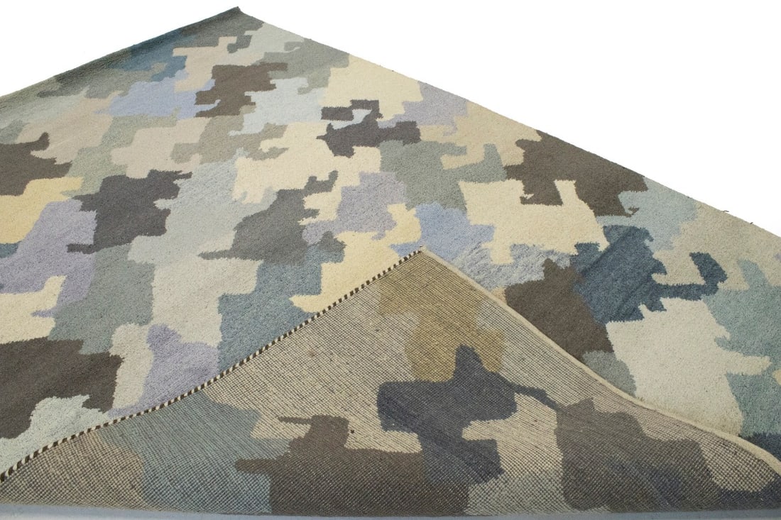 Multicolored Abstract 7X10 Indo-Gabbeh Oriental Rug - 15