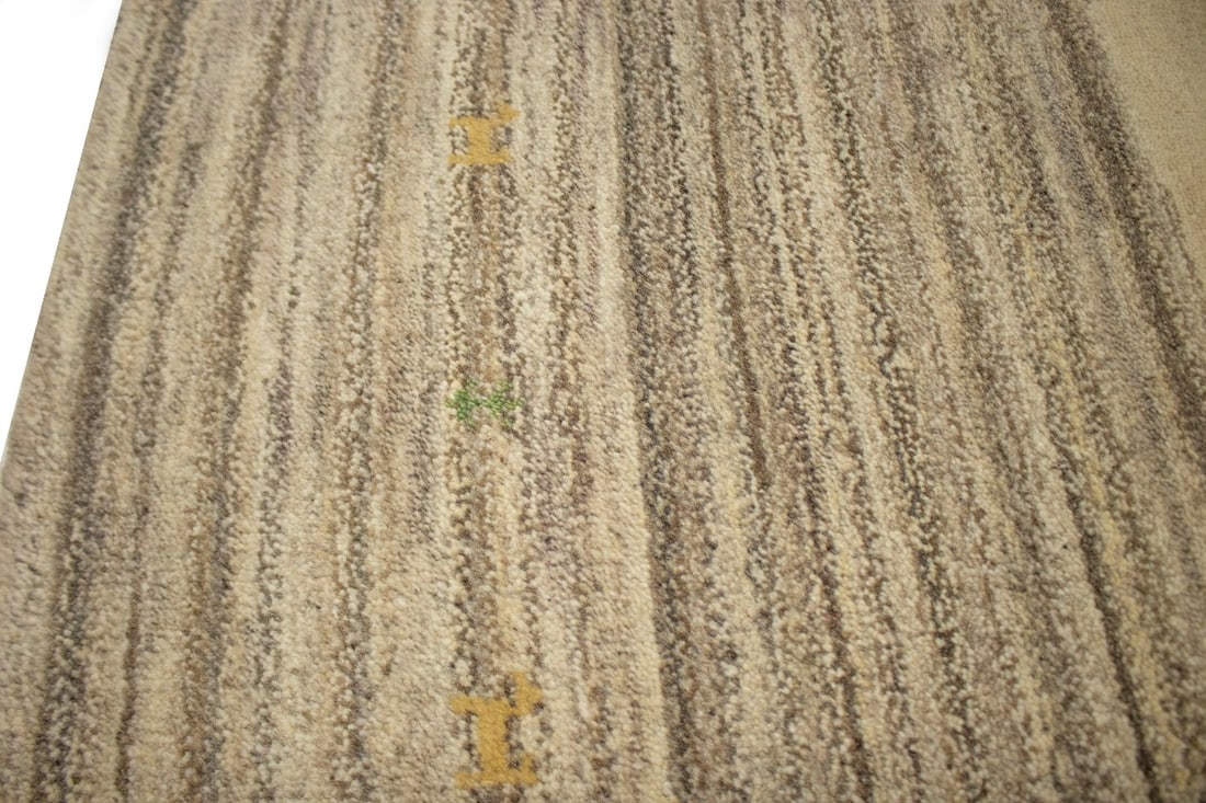 Multicolored Tribal 3X7 Indo-Gabbeh Oriental Runner Rug - 9