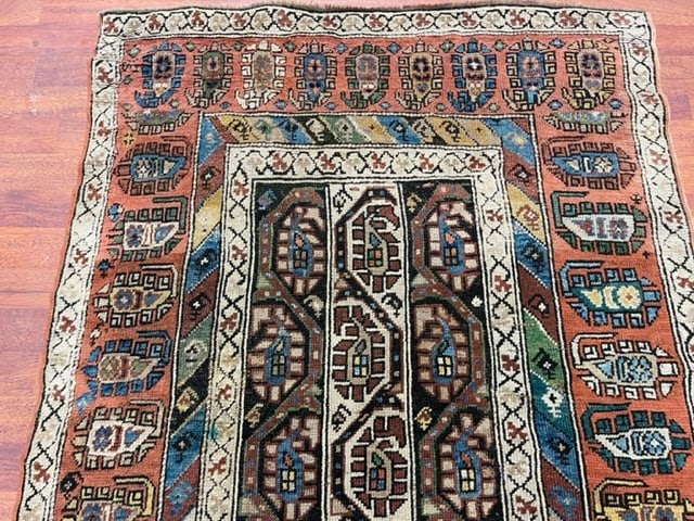 Fine Persian Tabriz round silk Rug-5347 - 4
