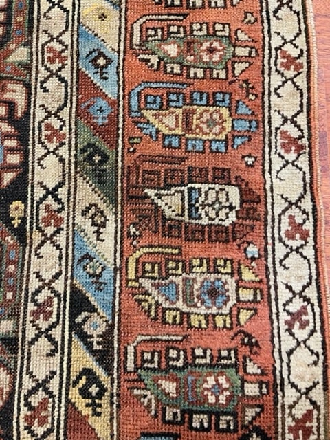 Fine Persian Tabriz round silk Rug-5347 - 9