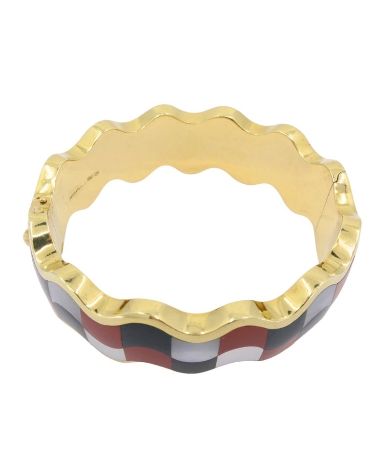 Angela Cummings for Tiffany & Co. Geometric Cuff 18k Gold Bracelet - 6