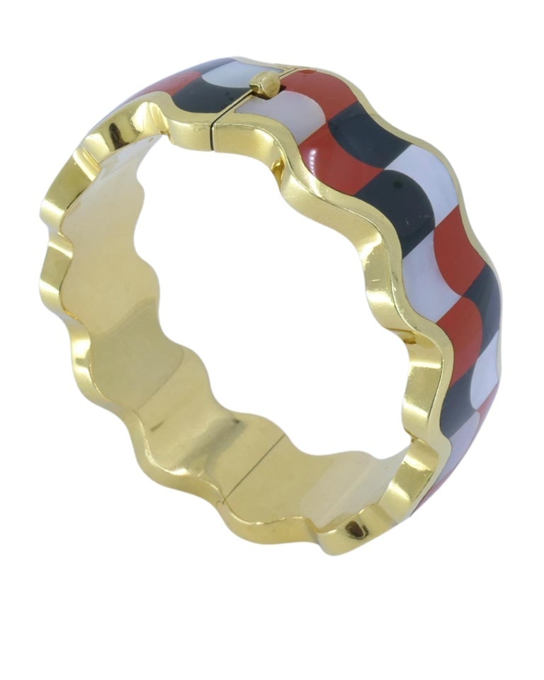 Angela Cummings for Tiffany & Co. Geometric Cuff 18k Gold Bracelet - 8