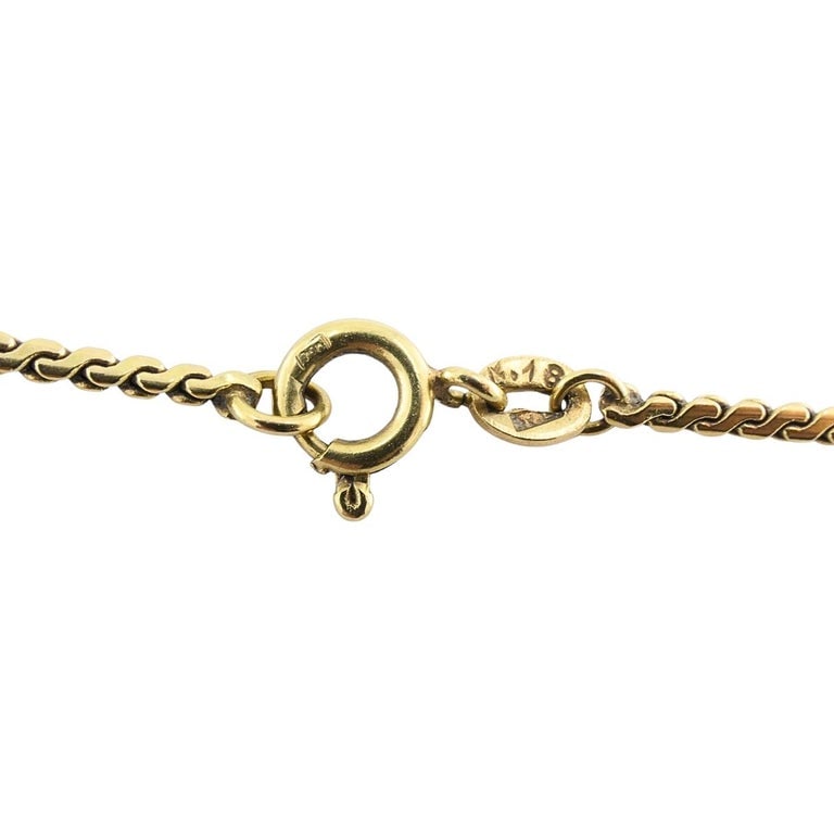 Platinum Diamond Bar Pendant 18k Gold Chain Necklace - 10
