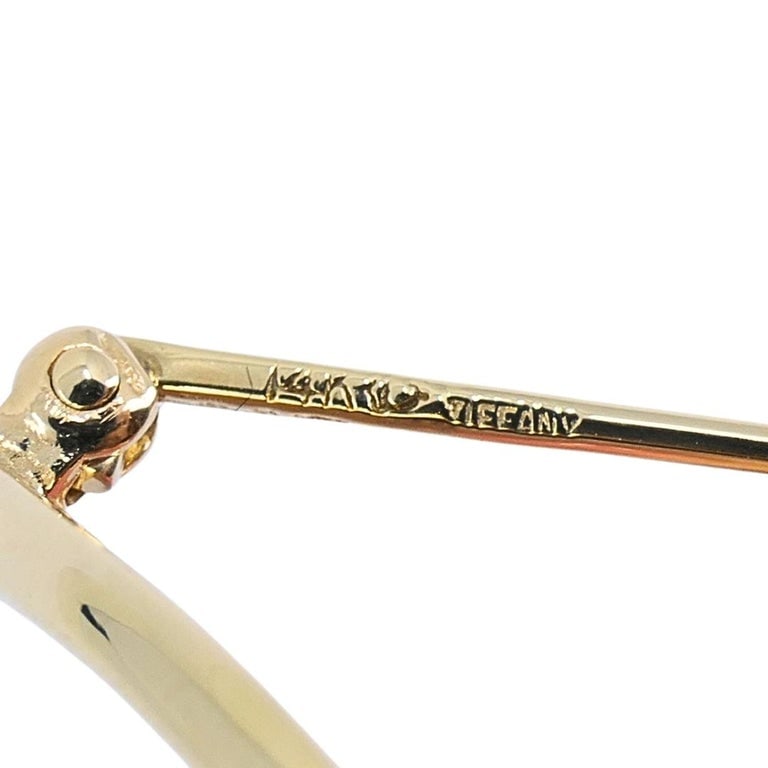 Tiffany & Co. 14k Yellow Gold Wishbone Brooch Pin - 8