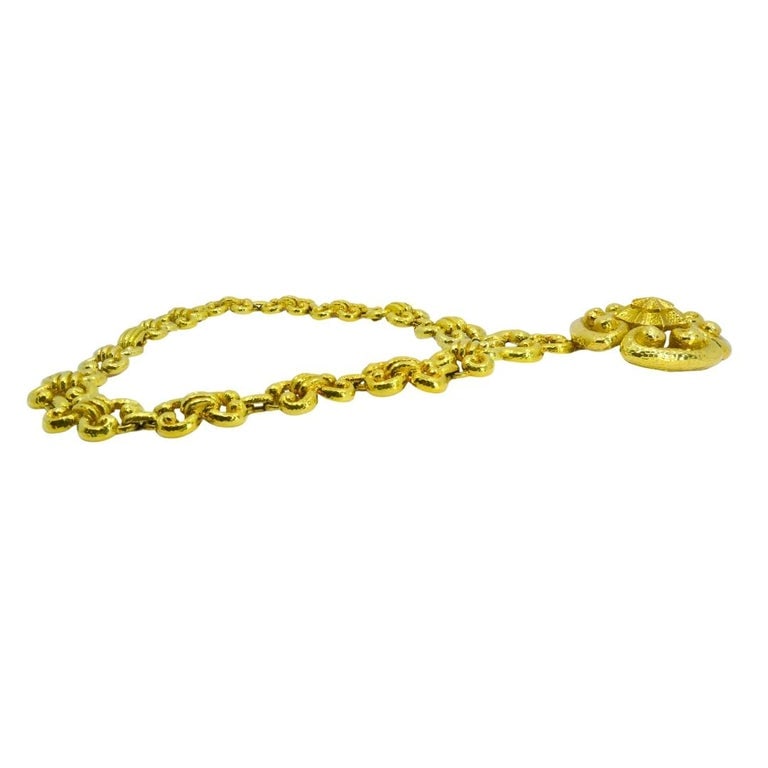 Vintage David Webb 18k Gold Necklace Removable Pendant Brooch Sautoir - 6