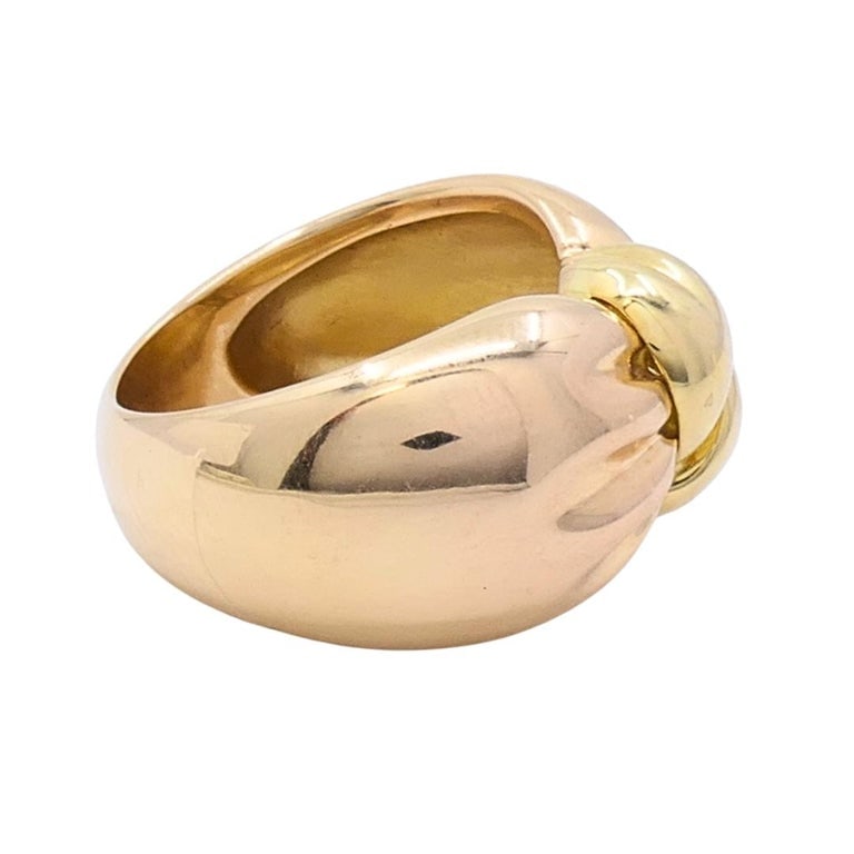 Van Cleef & Arpels 18k Two-Tone Gold Knot Ring - 7