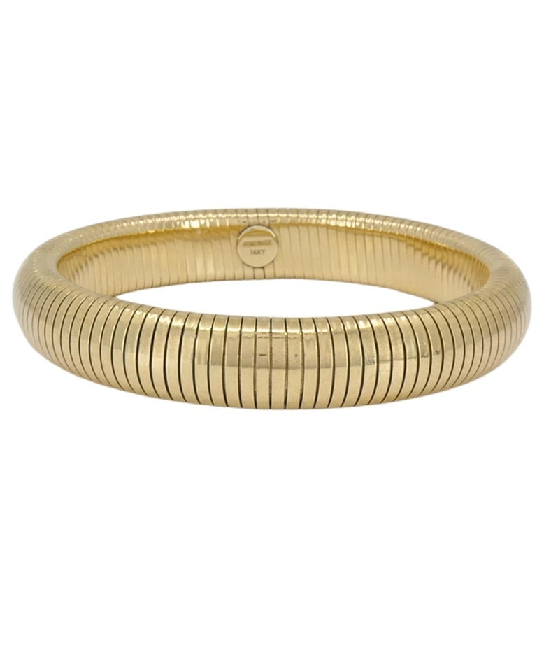 Forstner 14k Gold Bracelet Tubogas Style - 6