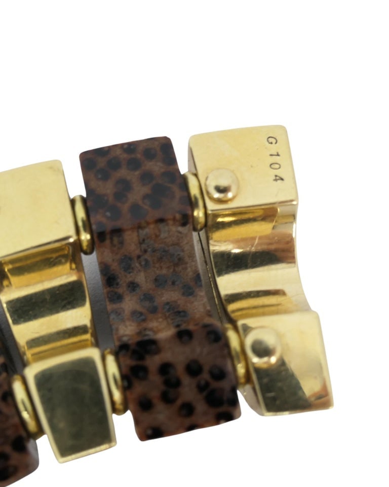 18k Gold Necklace Leopard Wood Attributed to Aletto Brothers - 8