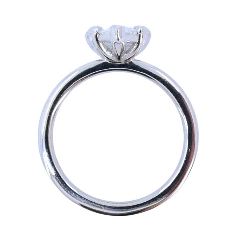 Pear Shaped Diamond Platinum Engagement Ring 1.71 carat GIA D VS2 - 7