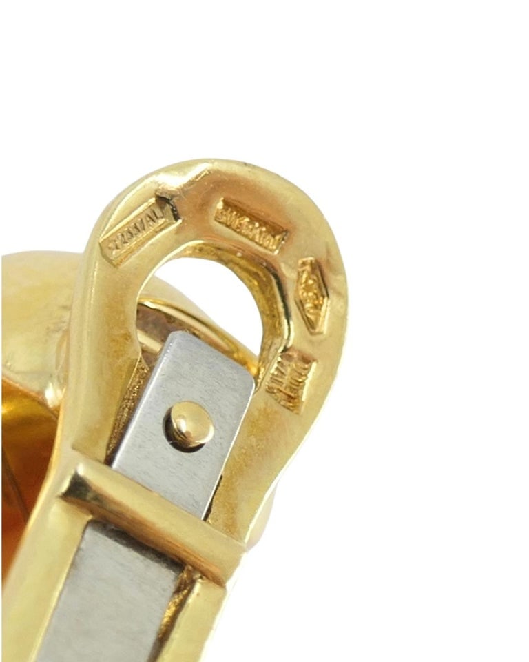 Bvlgari Bulgari Gold Earrings 18k Spiga Collection Clip-On - 10