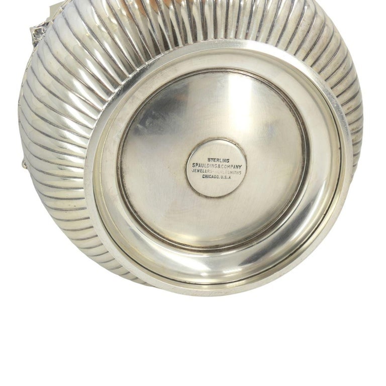 Antique NeoClassical Sterling Silver Spaulding & Co. Centerpiece Bowl - 9