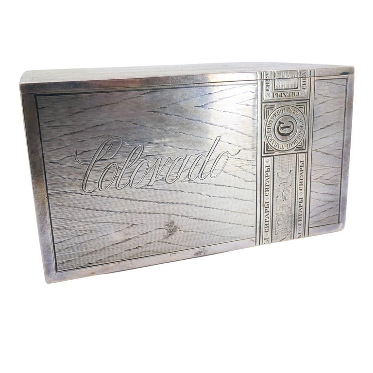 84 Silver & Vermeil Table Box by Gustav Klingert, Moscow c. 1879 - 2