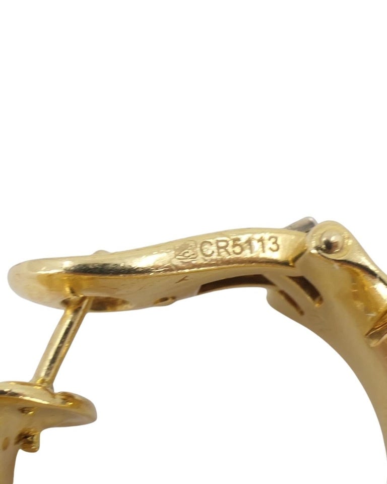 Cartier Hoop earrings Tubogas Design 18k Tri-Color Gold - 5