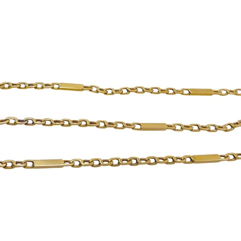 Vintage 14k Gold Cross Pendant Necklace - 8